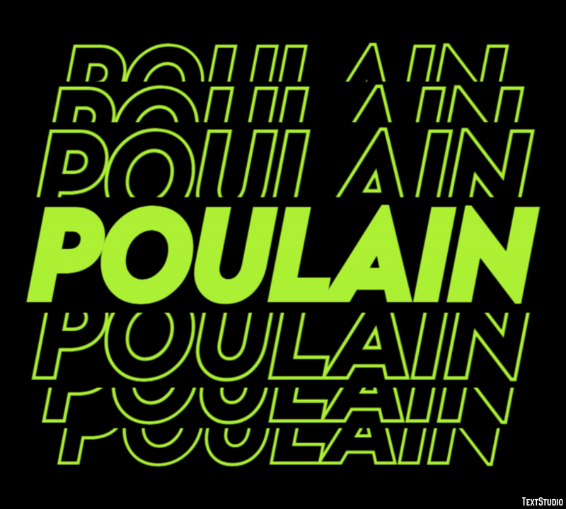 Poulain Effet de texte