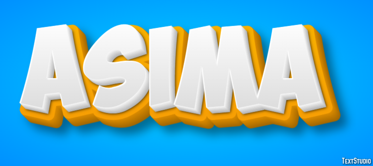 Asima Text Effect