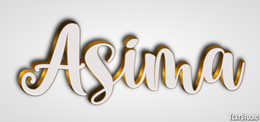 Asima Text Effect