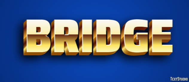 Bridge Metin efekti