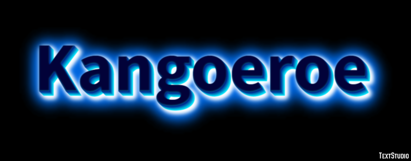 Kangoeroe Текстовый эффект