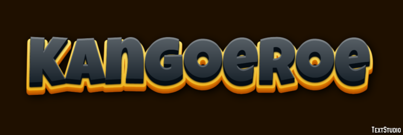 Kangoeroe Текстовый эффект