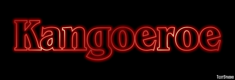 Kangoeroe Текстовый эффект