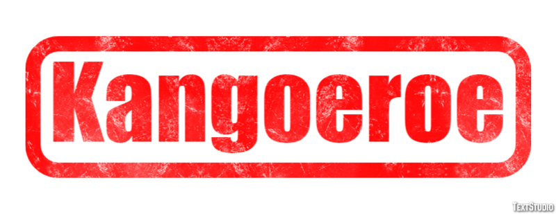 Kangoeroe Текстовый эффект