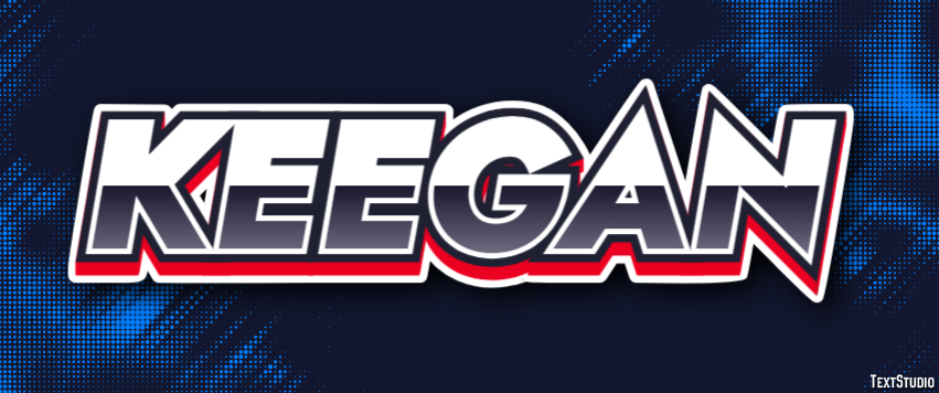 Keegan Texteffekt