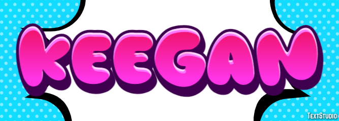 Keegan Texteffekt
