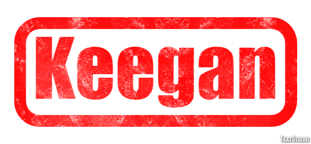 Keegan Texteffekt