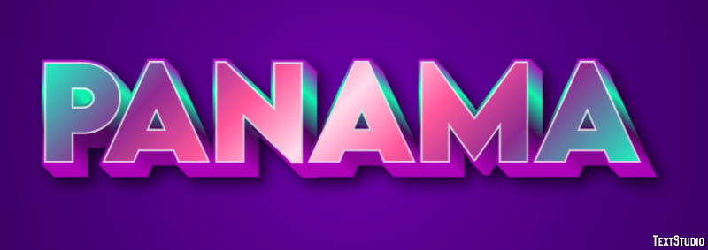 Panama Texteffekt