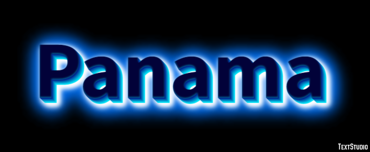Panama Texteffekt