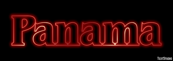 Panama Text Effect