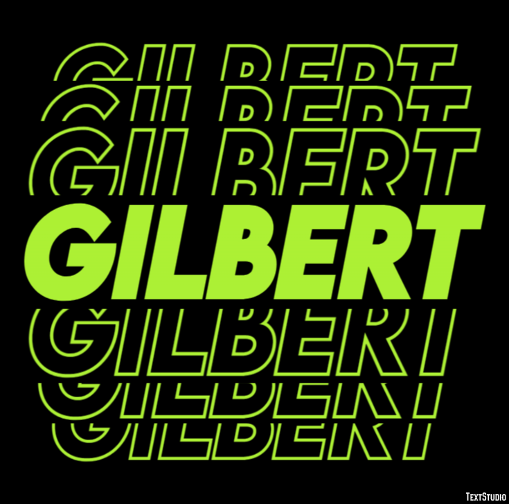 Gilbert Efekt tekstowy