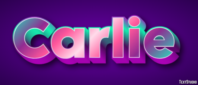 Carlie Text Effect