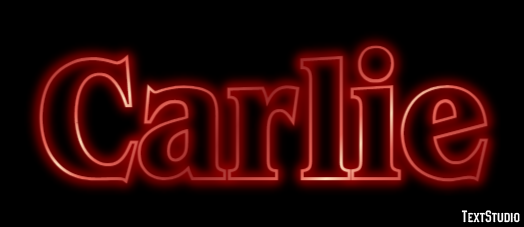 Carlie Text Effect