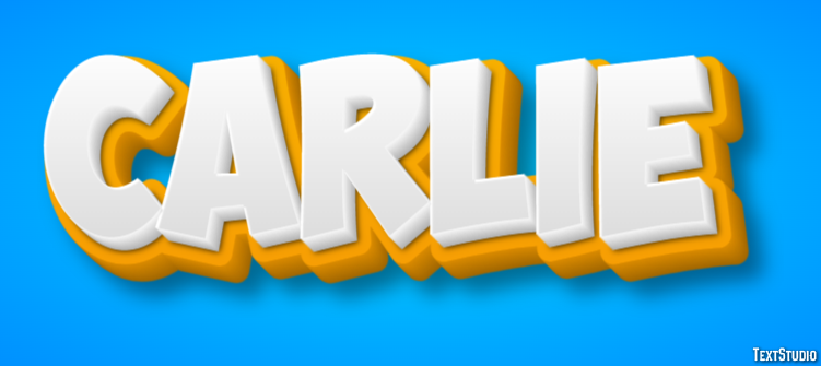 Carlie Text effect