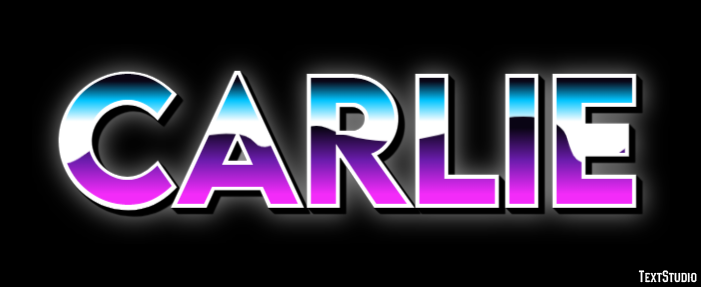 Carlie Text effect
