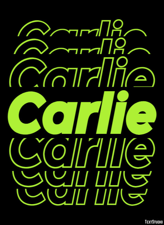 Carlie Text Effect