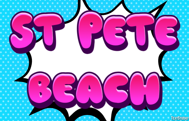 St Pete Beach Efekt tekstowy