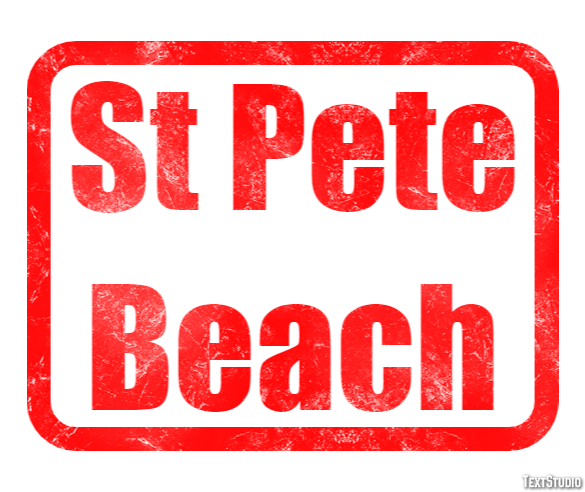 St Pete Beach Efekt tekstowy