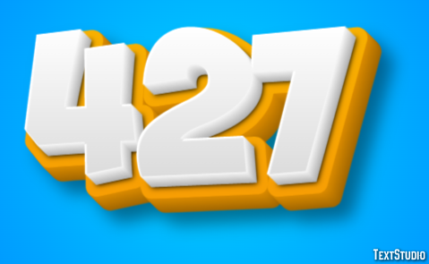 427 Text Effect