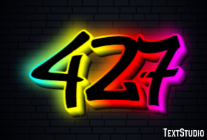 427 Efeito de texto