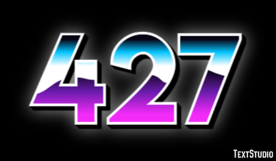 427 Efeito de texto