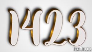 1423 Text effect