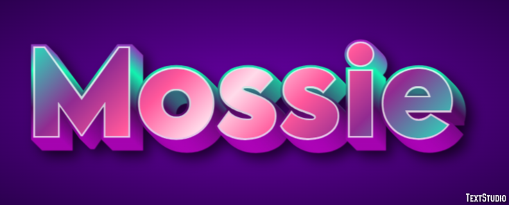 Mossie Effet de Texte