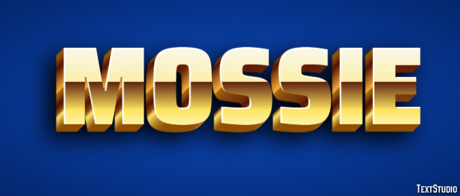 Mossie Effet de Texte