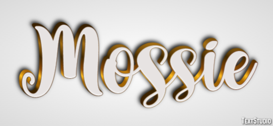 Mossie Effet de Texte