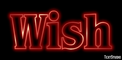 Wish Effetto testo