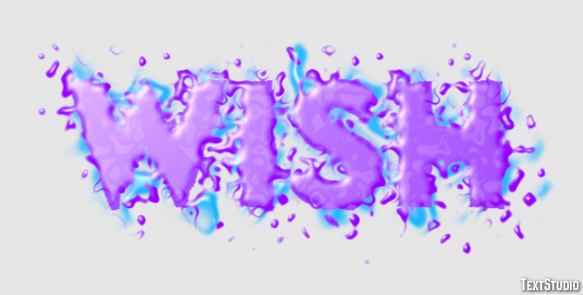 Wish Efecto de Texto