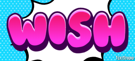 Wish Text effect