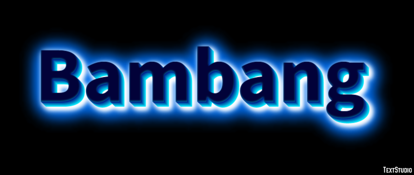 Bambang テキスト効果