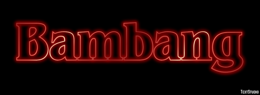 Bambang Efeito de texto