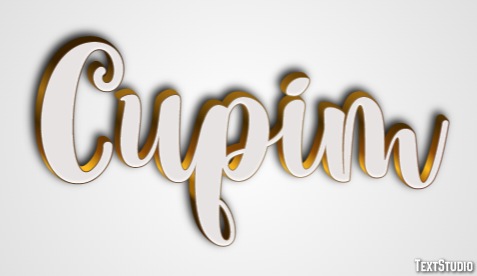 Cupim Efeito de texto