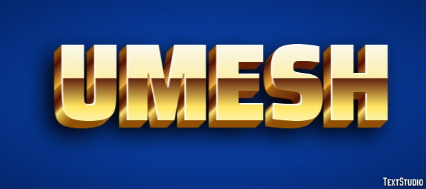 Umesh Text Effect