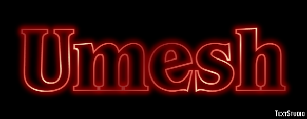 Umesh Text Effect