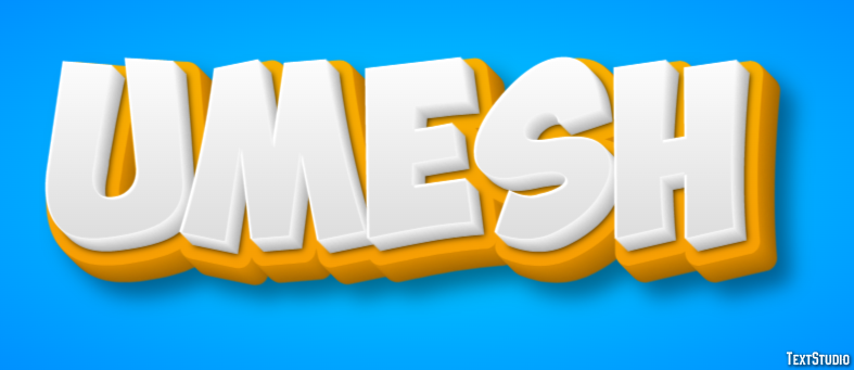 Umesh Text effect