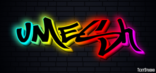 Umesh Text effect