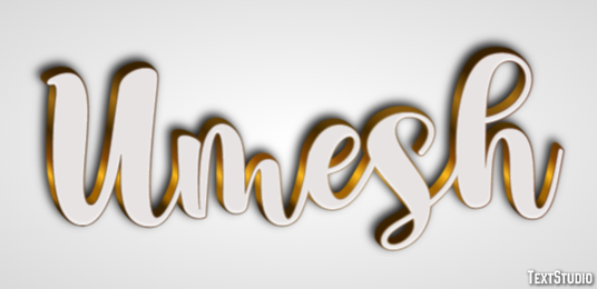 Umesh Text Effect