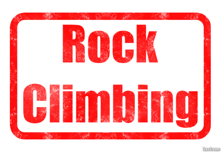 Rock Climbing Text Effect