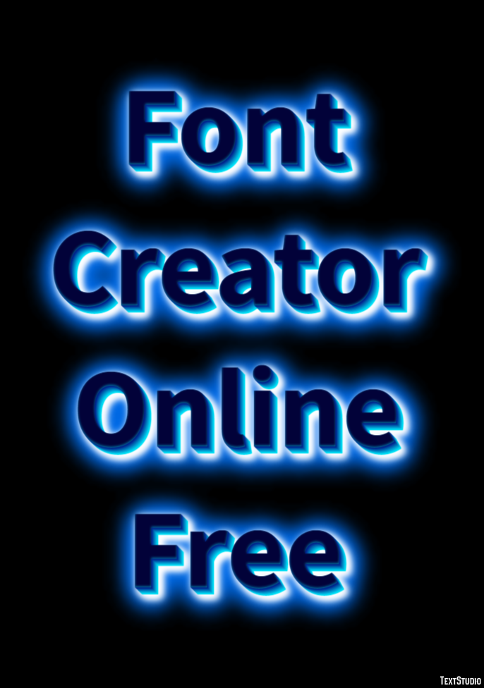 Font Creator Online Free Efecto de Texto