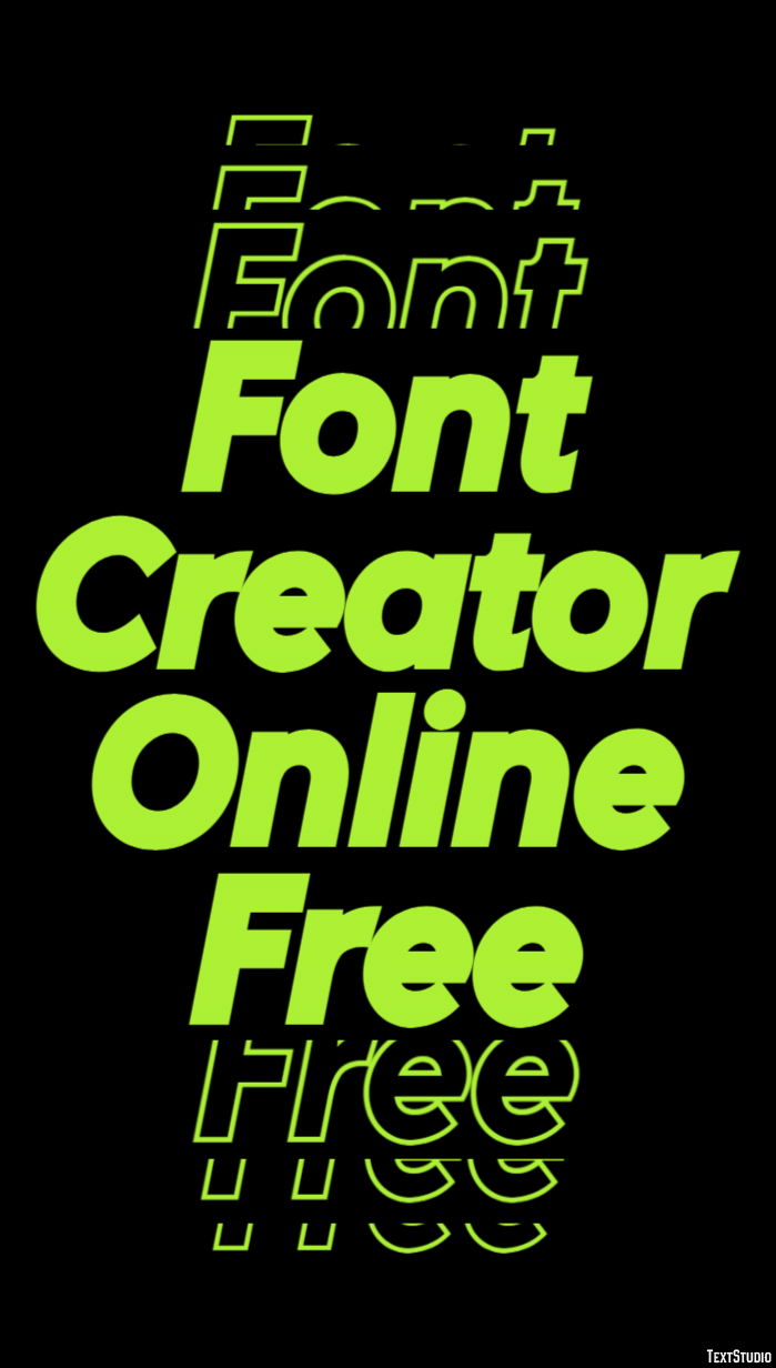 Font Creator Online Free テキスト効果