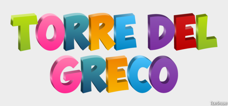 Torre del Greco Efekt tekstowy