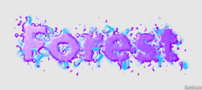 Forest Text Effect