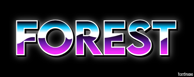 Forest Text Effect