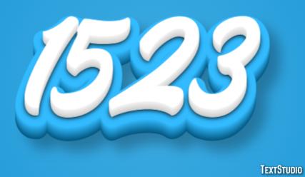 1523 Text Effect