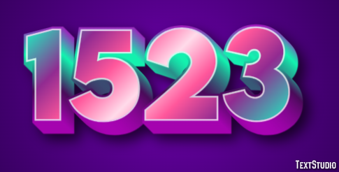 1523 Text Effect