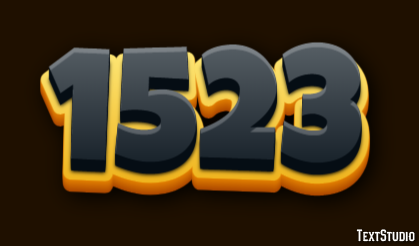 1523 Text Effect