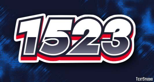 1523 Text Effect